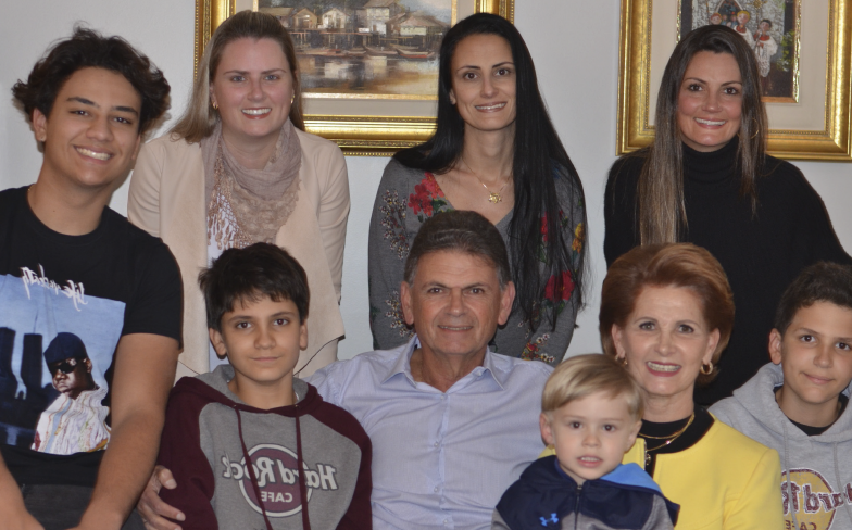 Leopoldo Meyer e família